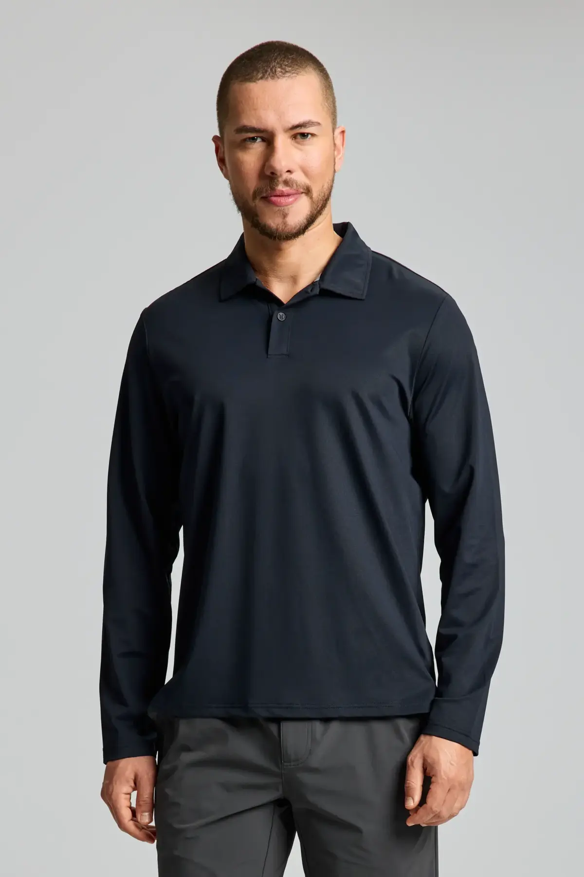 TECH PIQUE POLO LS
