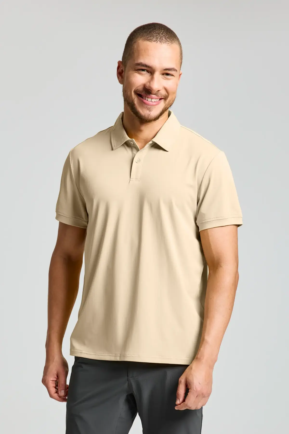TECH PIQUE POLO SS