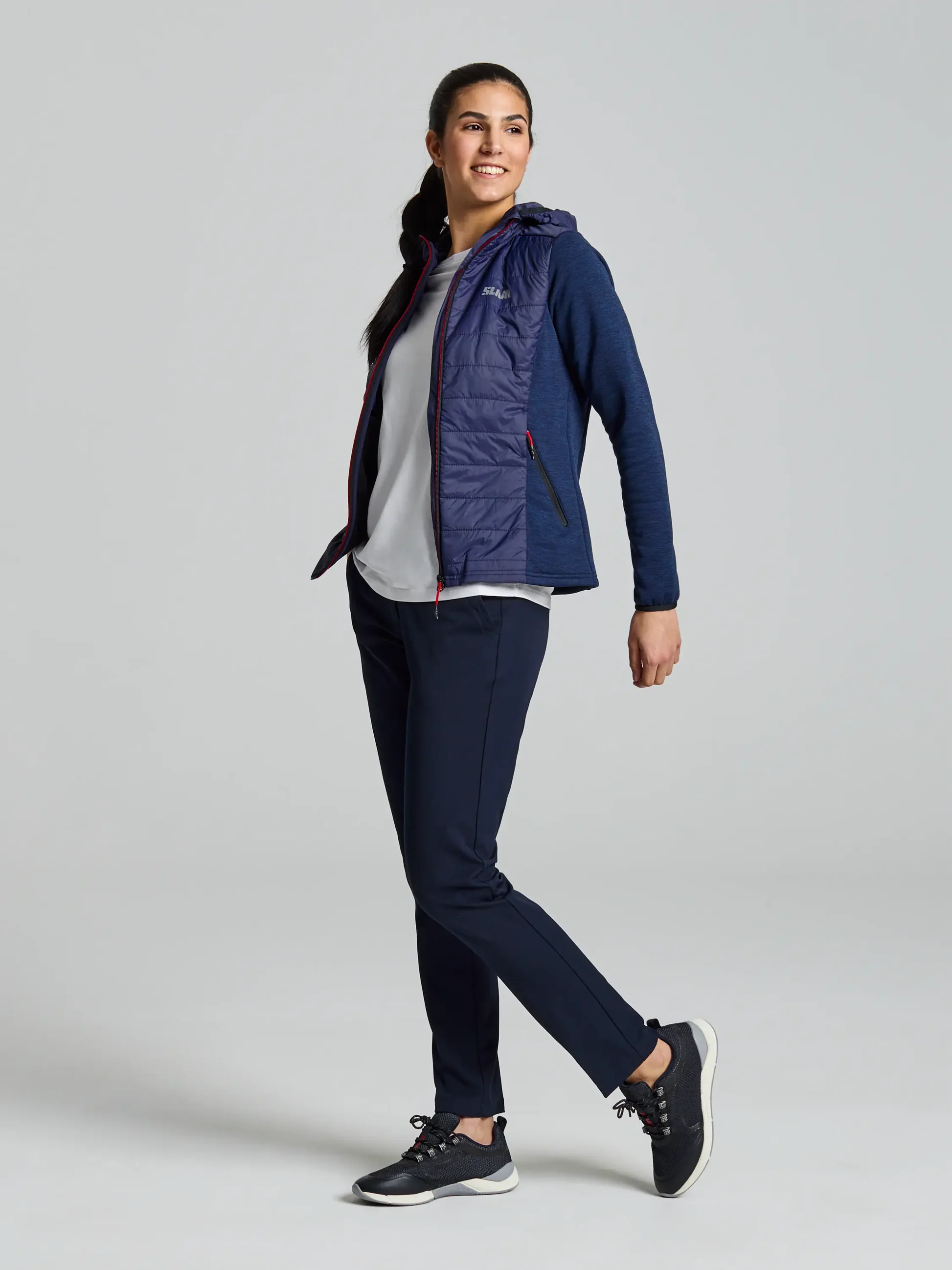 ACT HOOD HYBRID FLEECE - Slika 5